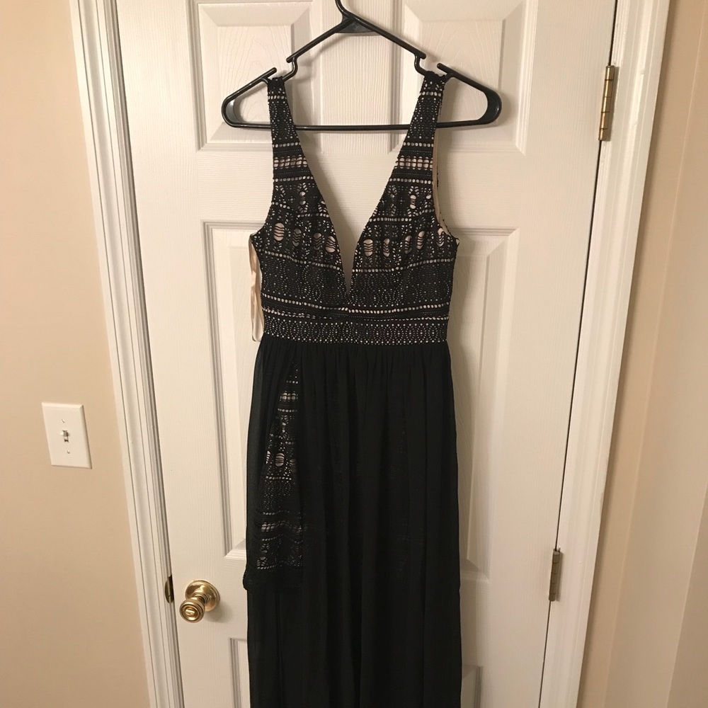 Ark & Co Crochet Maxi Dress